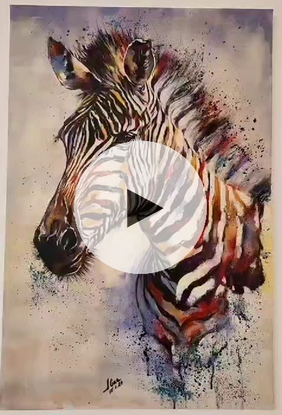 ArteDiAlina.com painting: Colorful wild